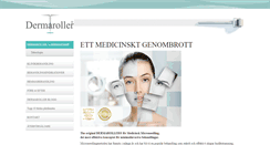 Desktop Screenshot of dermaroller.se