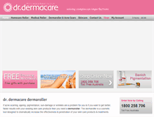 Tablet Screenshot of dermaroller.com.au